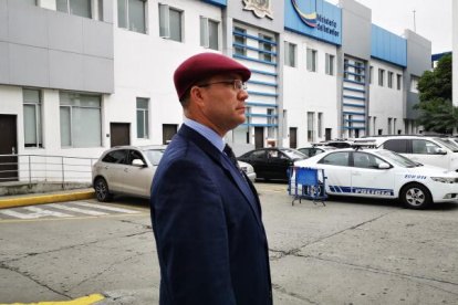 Renato González, director del Isspol.