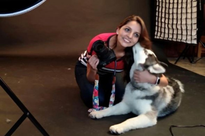 Andrea León lleva dos años dedicándose a la fotografía de mascotas.