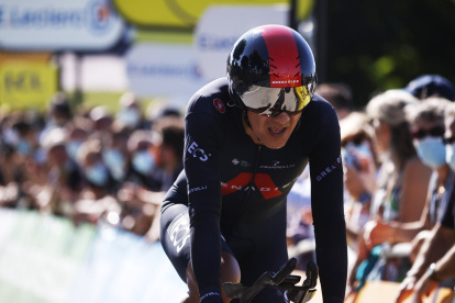 El ciclista publicó fotos horas antes de su debut en Tokio 2020.