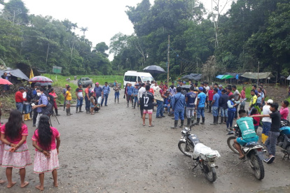Orellana. Este año la comunidad El Edén se tomó durante casi dos meses el acceso al bloque 12.