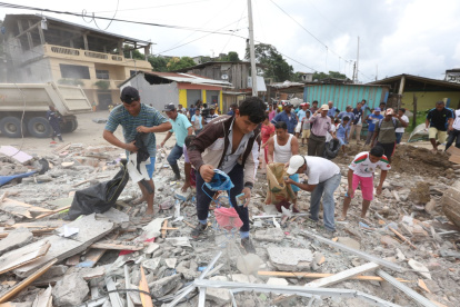 Desastre. En 2016, las provincias de Manabí y Esmeraldas sufrieron un terremoto de 7,6 grados Richter