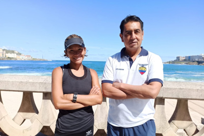 El entrenador Giovan Delgado detalló los esfuerzos realizados por la marchista Karla Jaramillo durante su preparación para los Olímpicos.