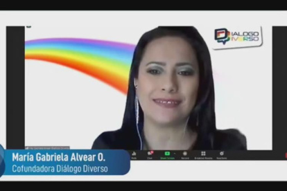 María Gabriela Alvear, cofundadora y directora de Democracia y Género de Diálogo Diverso.