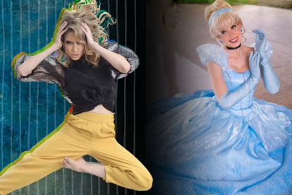 Cuando modela, conquista a la cámara. Pero ama transformarse en la protagonista de cuentos de hada.