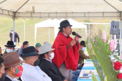 El presidente de la Conaie, Leonidas Iza, ha empezado recorridos territoriales. El viernes 30 de julio estuvo en Imbabura y Bolívar.