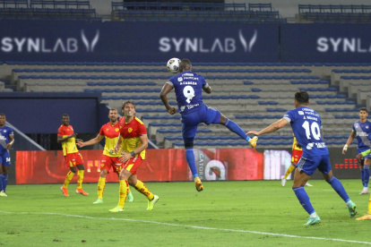 Cabeza marcó el gol del 2-1 en el estadio Capwell.