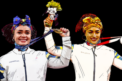 Neisi Dajomes y Tamara Salazar son las primeras mujeres medallistas olímpicas de Ecuador.