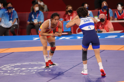 Luis Valverde en acción en los JJOO.