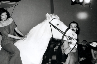 Bianca Jagger y su entrada triunfal a caballo.