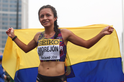 Glenda Morejón es la favorita entre las ecuatorianas en al prueba de marcha de 20 km.