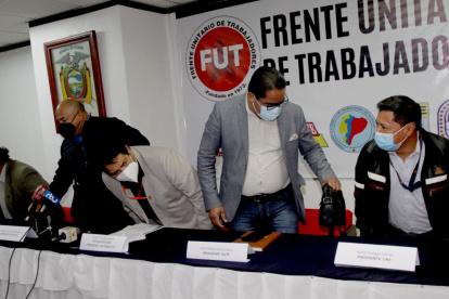 El Frente Unitario de Trabajadores se mantuvo activo durante el feriado para organizar la movilización del 11 de agosto.