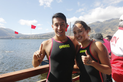 David Farinango y Samantha Arévalo fueron los últimos campeones de la prueba natatoria en el 2019. Luego la pandemia impidió la edición del 2020