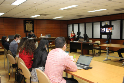 Diligencia. En la Corte Nacional de Justicia se anunció la resolución.