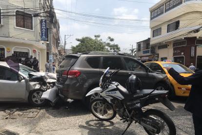 Siniestro. Un accidente de tránsito en la ciudadela de Sauces 8.