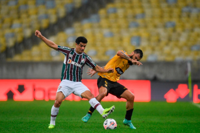 Mastriani a cumplido una gran labor como único referente en punta para Barcelona.