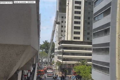Hecho. El incendio se registró la tarde de este domingo 15 de agosto.