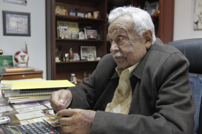 Entrevista Rodrigo PAz, dirigente de Liga de Quito. Quito 5 de febrero del 2014.