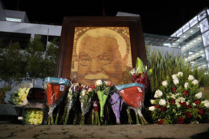 Homenaje a Rodrigo Paz, en Quito.
