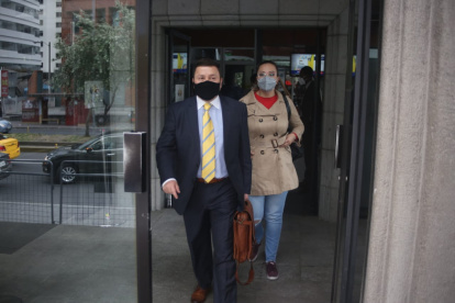 Defensa. Stalin Raza, abogado del defensor del Pueblo Freddy Carrión preso en la Cárcel 4, en el norte de Quito.