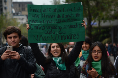 20 de Septiembre de 2019. Marcha en favor del aborto por violación.