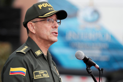 En la imagen, el director de la Policía colombiana, general Jorge Luis Vargas.