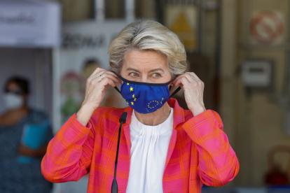 La presidenta de la Comisión Europea (CE), Ursula von der Leyen.