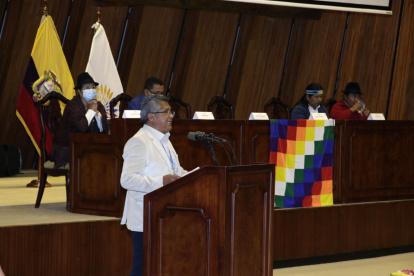 Pachakutik realizó ayer un evento para evaluar los 100 días de la Asamblea y el cumplimiento de la Agenda Legislativa.