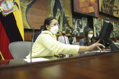 Presidenta. Guadalupe Llori decidió hacer de los 100 primeros días una fiesta para ella y su partido.