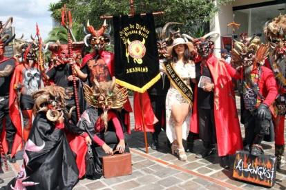 Fiesta. La visita de los diablos traerá algarabía y frenesí a La Mariscal.