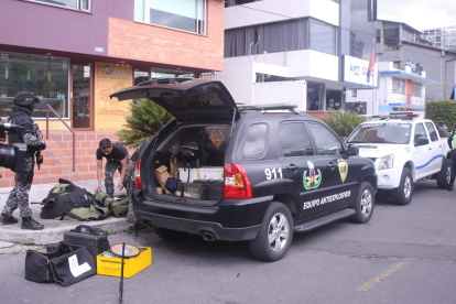 Detonación. Personal especializado de la Policía ejecutó una detonación controlada del artefacto.