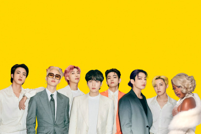 BTS y Megan Thee Stallion.