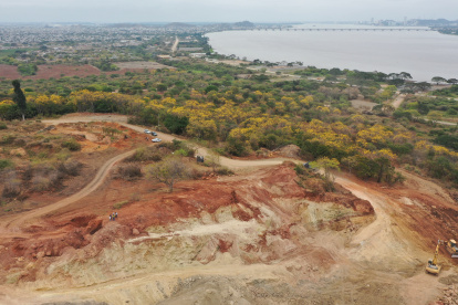 Así se observa la huella en la zona montañosa del Peñón del Río.