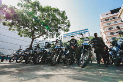 Hecho. Un total de 55 motocicletas fueron entregadas a la Policía