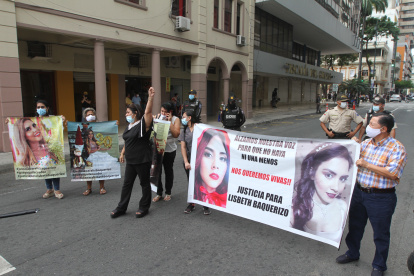 Referencial. Uno de los casos que más reclamo ha suscitado es el femicidio de Lisbeth Baquerizo. Su pareja está prófuga.