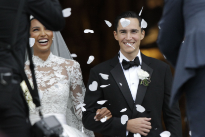 Jasmine Tookes y Juan David Borrero.