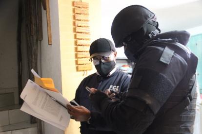 Diligencia. Hubo al menos siete allanamientos y se incautaron documentos.