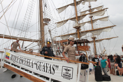 El Buque Escuela Guayas es considerado un embajador del Ecuador.