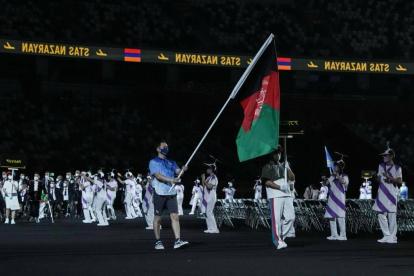 Referencial. Los dos atletas en Tokio.