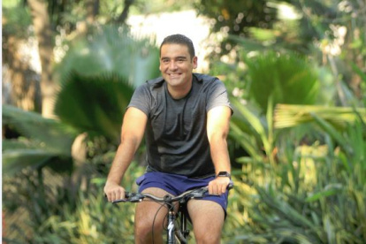 Juan José Yúñez es el ejecutor de la ciclovía en la avenida Samborondón.