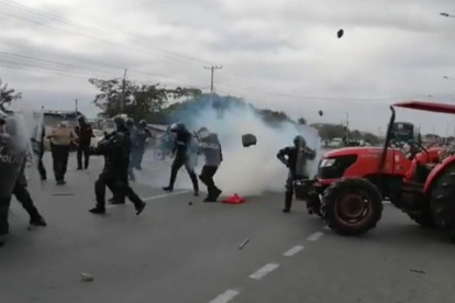 El paro provocó incidentes.