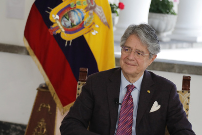 Guillermo Lasso en entrevista con EFE.