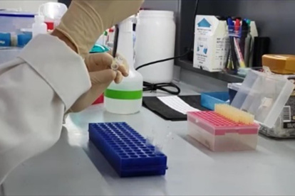 Vista de un laboratorio de investigación de Uruguay.