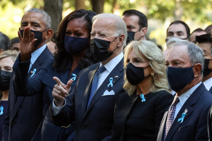 Algunos presidentes acudieron al homenaje del 11s.