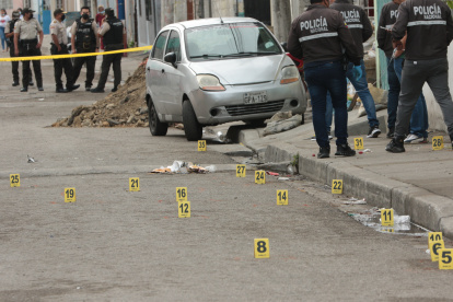 El suceso. Una de las víctimas recibió 18 balazos a las 06:45 de ayer.