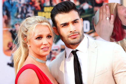 Britney Spears y Sam Asghari.