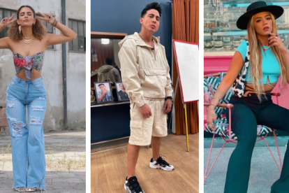 Ecuatorianos que participan en el reality El Poder del amor.