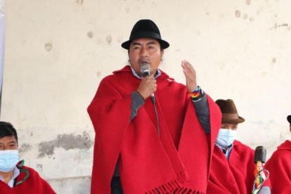 El líder de la Conaie reiteró sus advertencias al Gobierno.