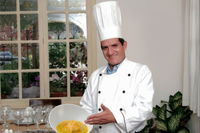 El chef Édgar León