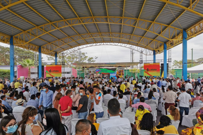 Así luce la Asamblea Nacional del Partido Social Cristiano.