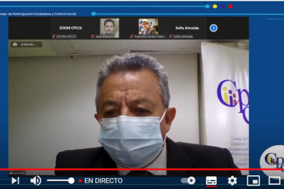 El secretario general del Consejo, durante la sesión de la noche del 18 de septiembre, dio lectura a un informe sobre la situación de la Defensoría del Pueblo.
